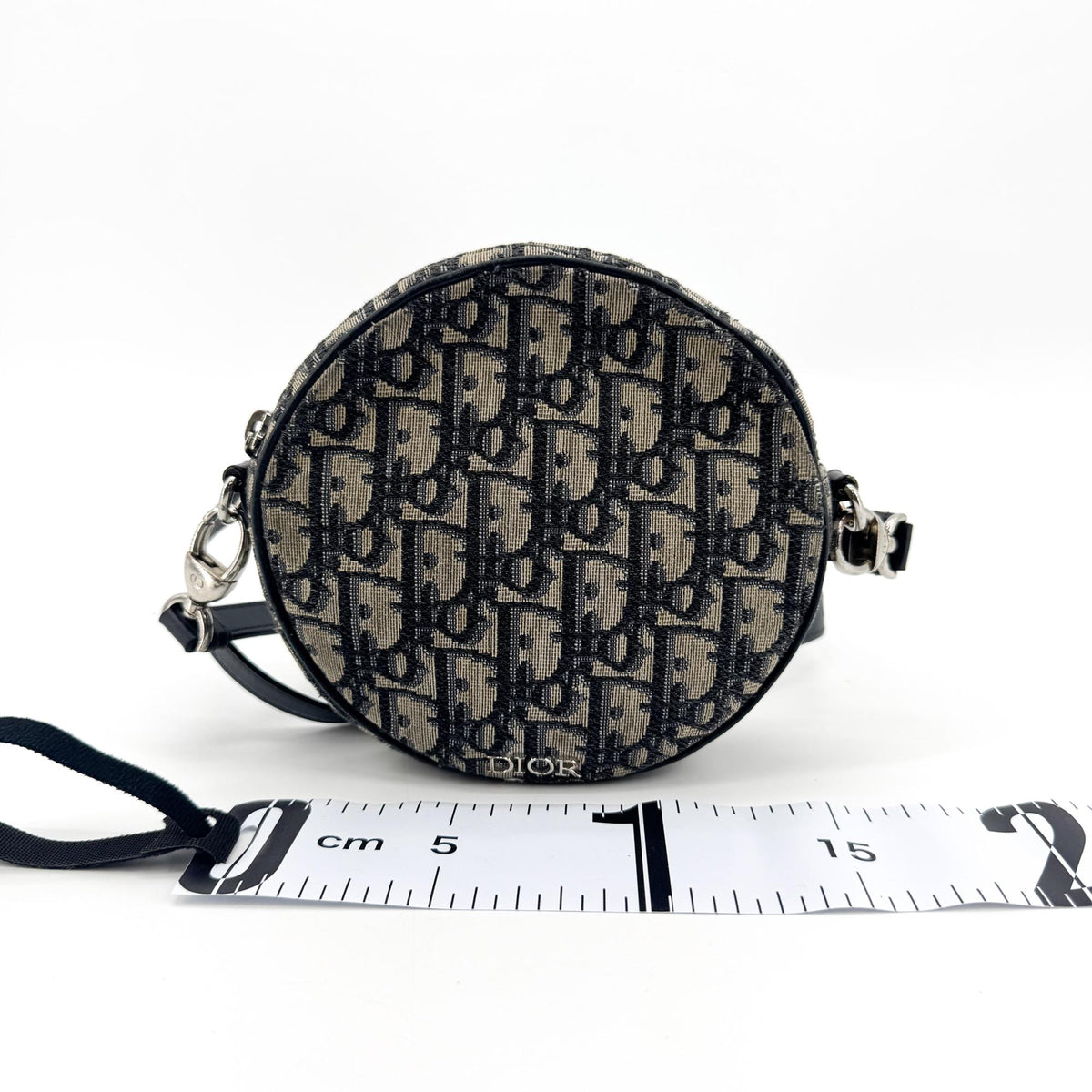Dior Oblique Baby Ball Tambourine Bag Navy