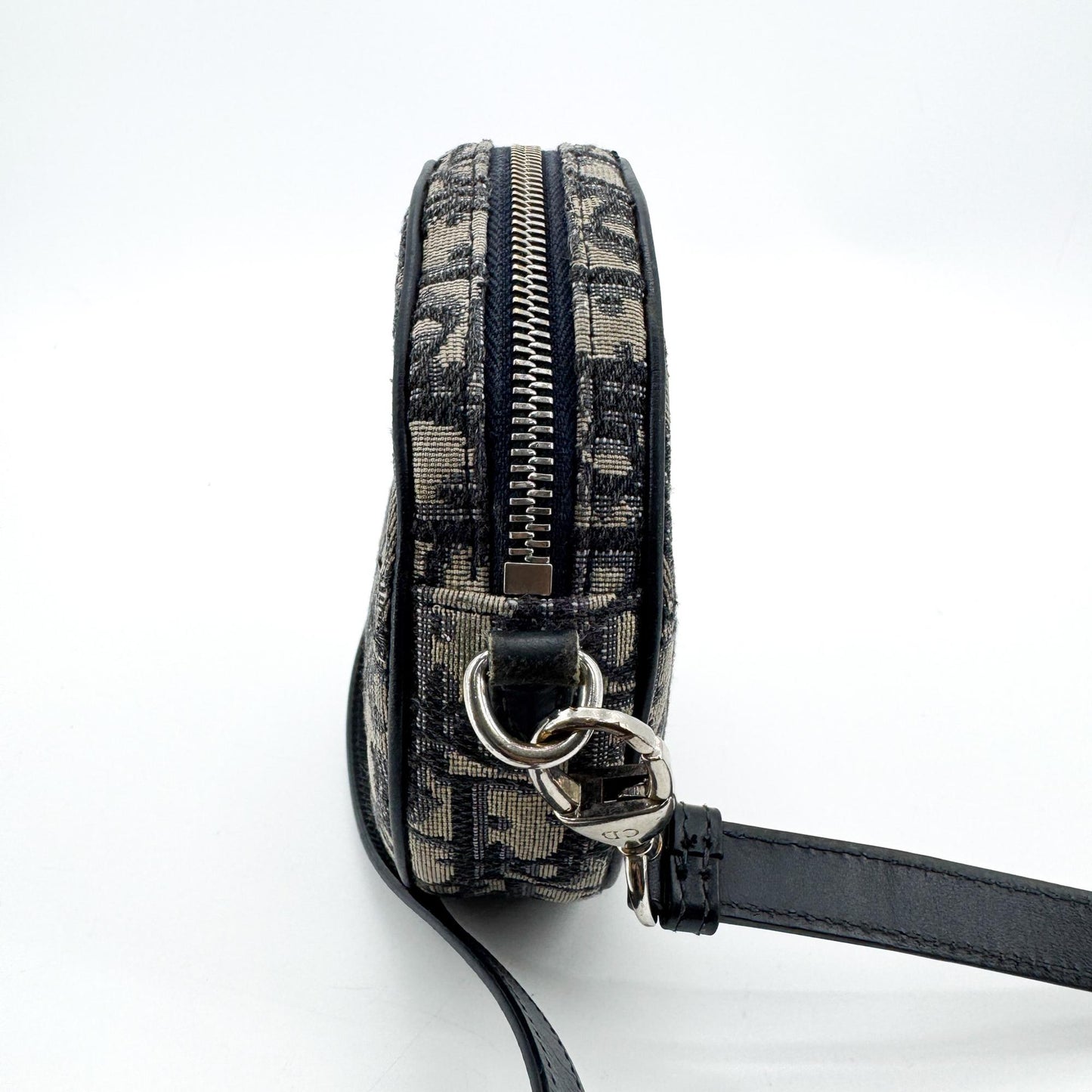 Dior Oblique Baby Ball Tambourine Bag Navy