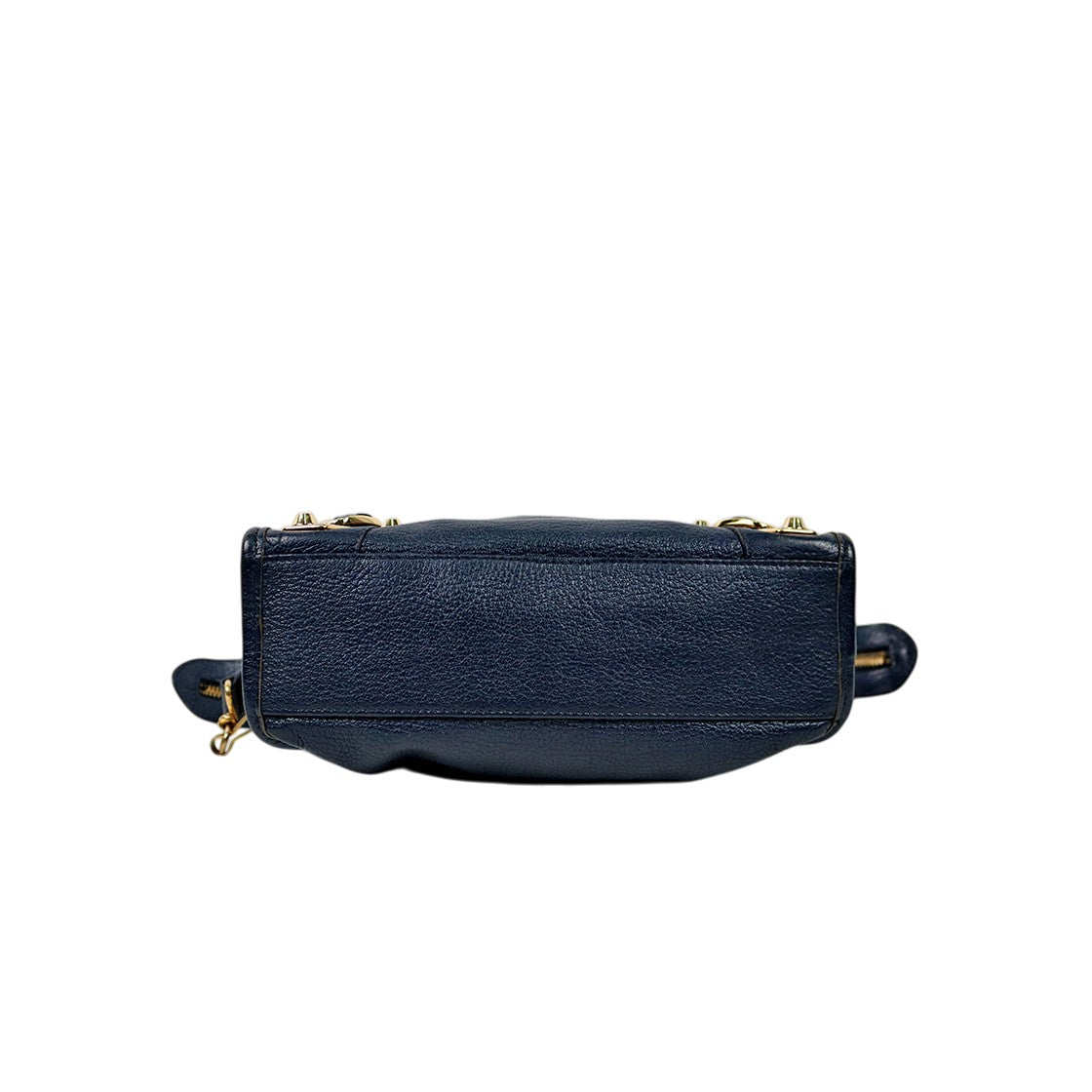 Balenciaga Navy Mini Edge Motor City Bag