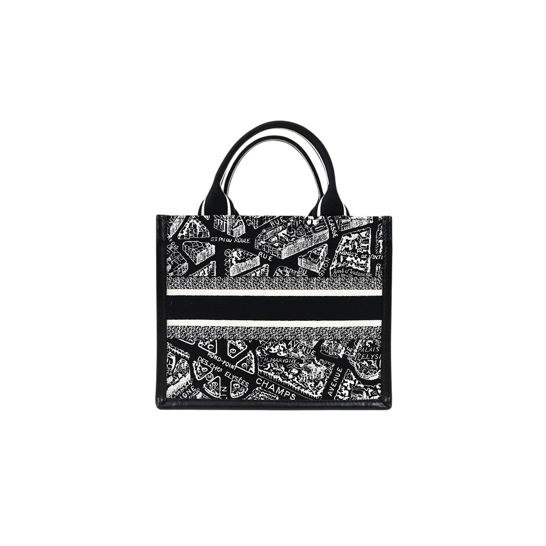 Dior Small Plan de Paris Leather Book Tote
