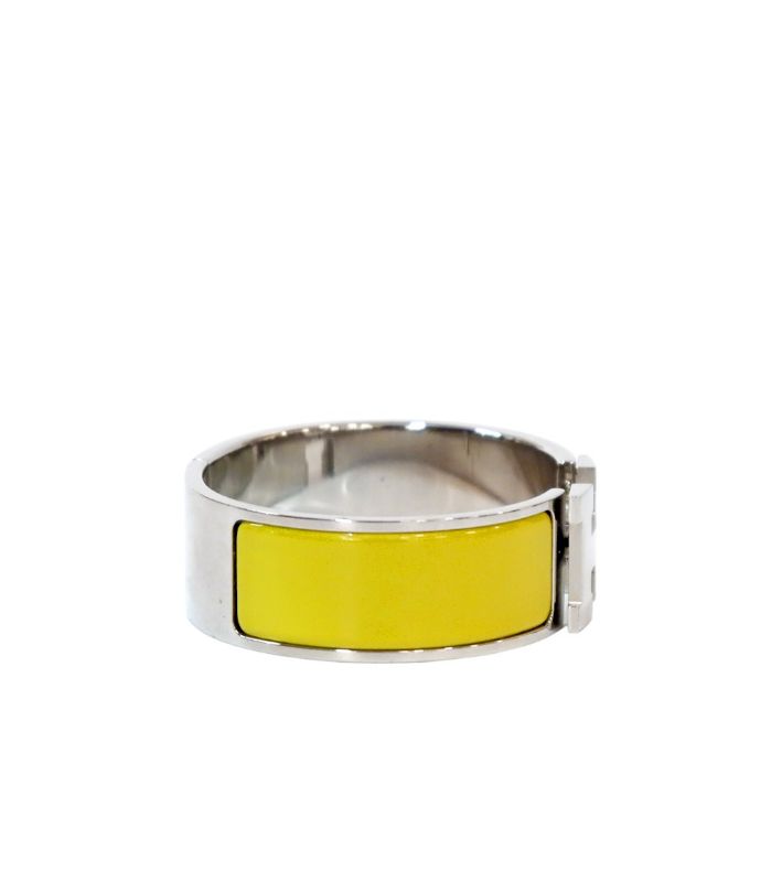 Hermès ClickClack Bracelet Olive Green