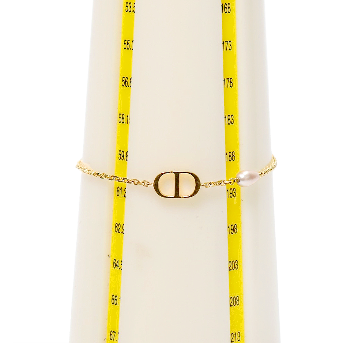 Dior Pearl Petite CD Gold Bracelet