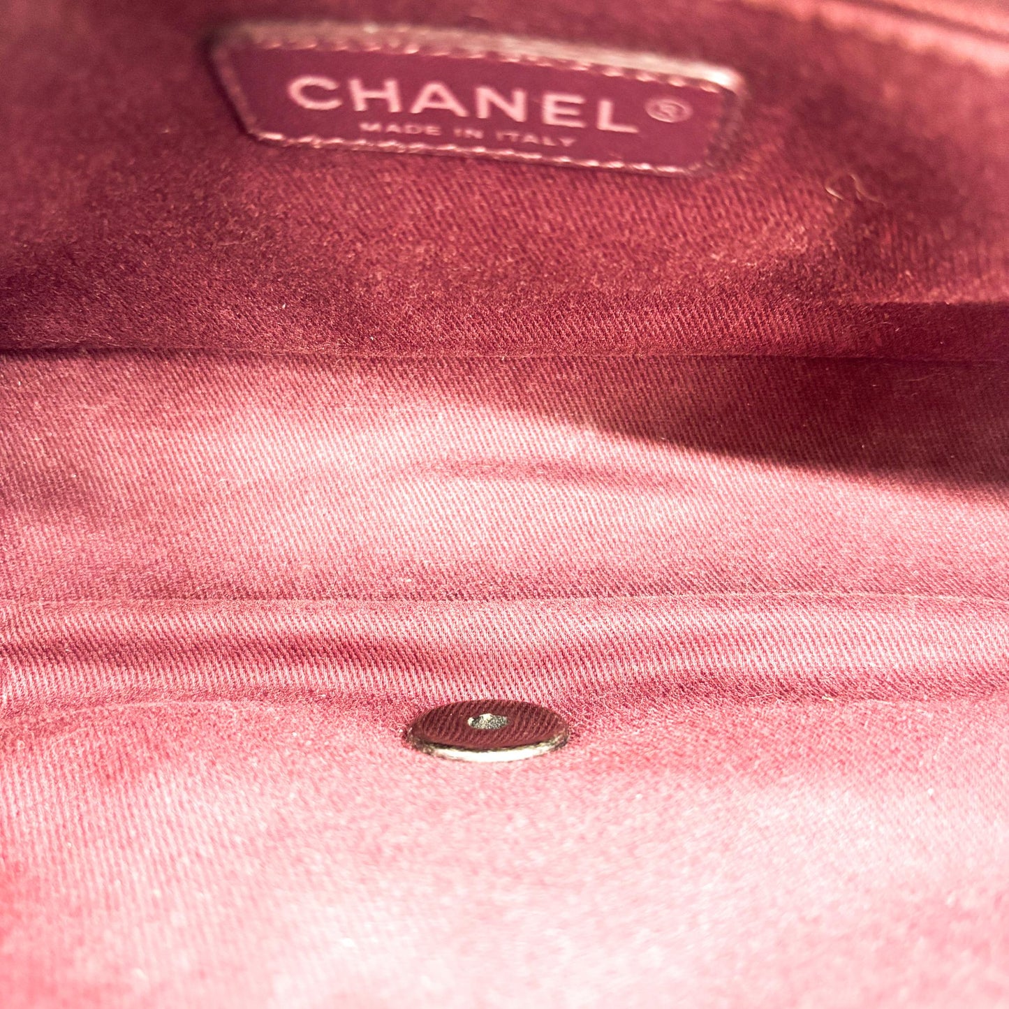 Chanel Vintage Classic Single Flap Bag Medium Lambskin Black Silver Hardware