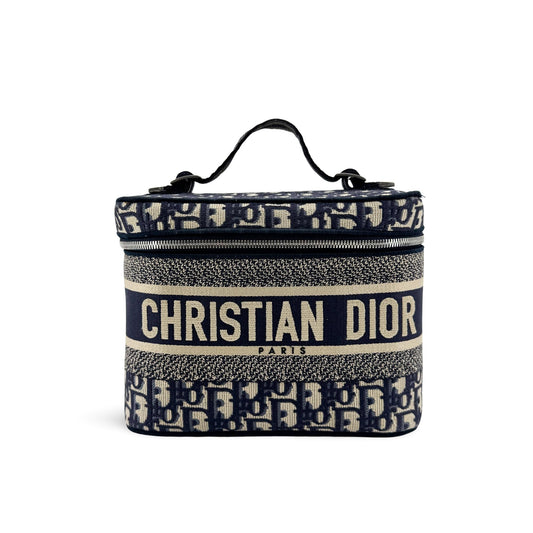 Dior Travel Vanity Case Oblique Embroidery