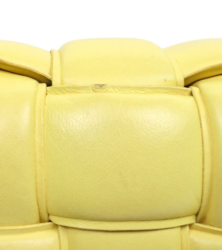 Bottega Veneta Lime Quilted Cassette Bag