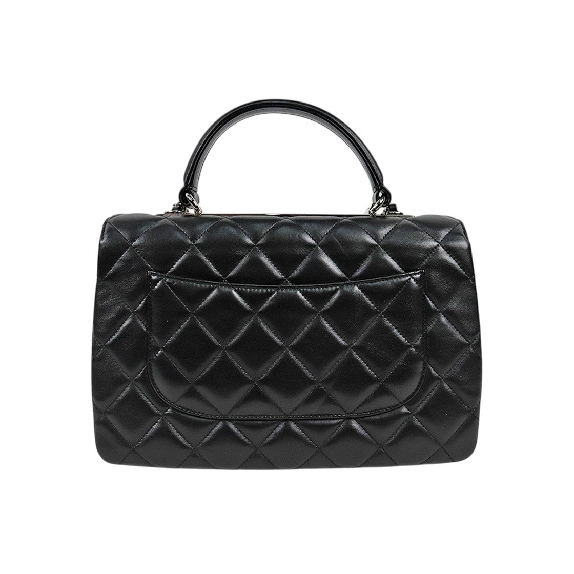Chanel Black Lambskin Trendy CC Tote Bag