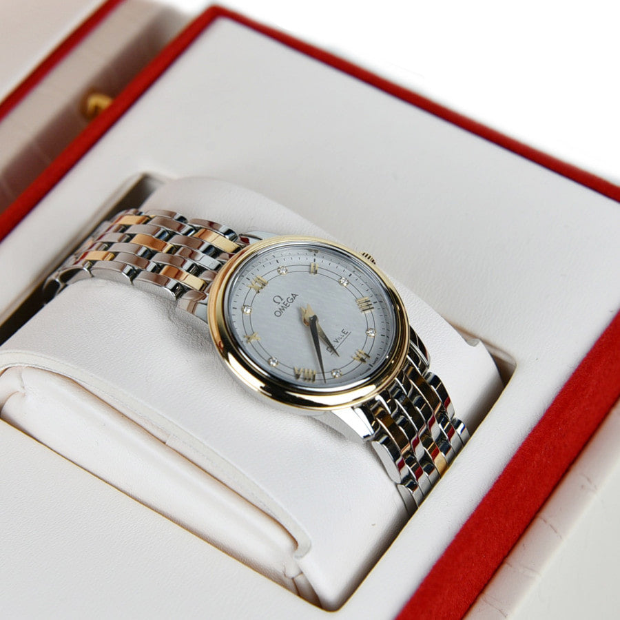 27.4 Omega De Ville Prestige Two-Tone Watch