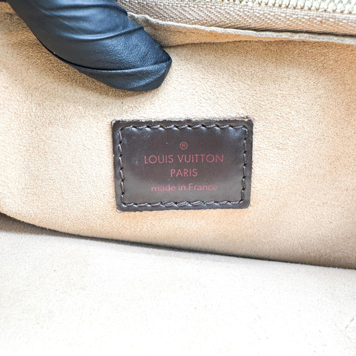 Louis Vuitton Damier Ebéne Kensington Tote Bag Brown