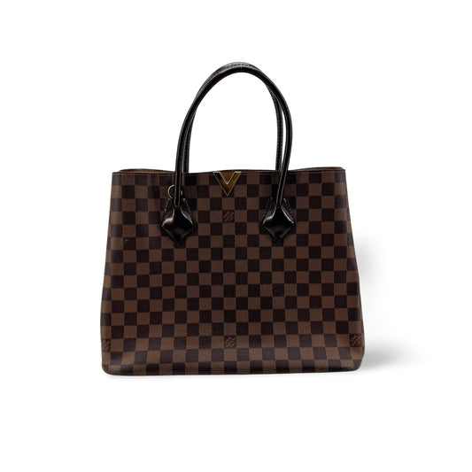 Louis Vuitton Damier Ebéne Kensington Tote Bag Brown