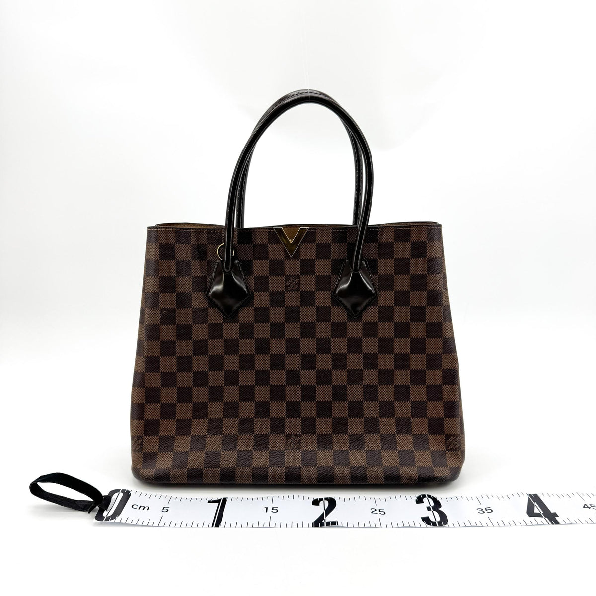 Louis Vuitton Damier Ebéne Kensington Tote Bag Brown