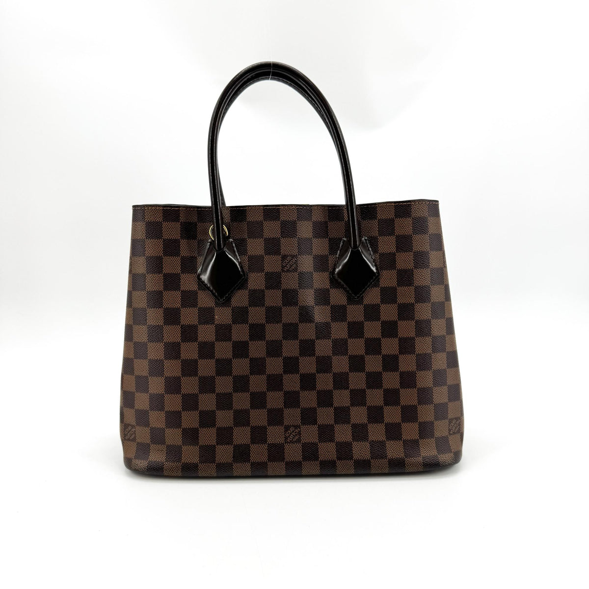 Louis Vuitton Damier Ebéne Kensington Tote Bag Brown