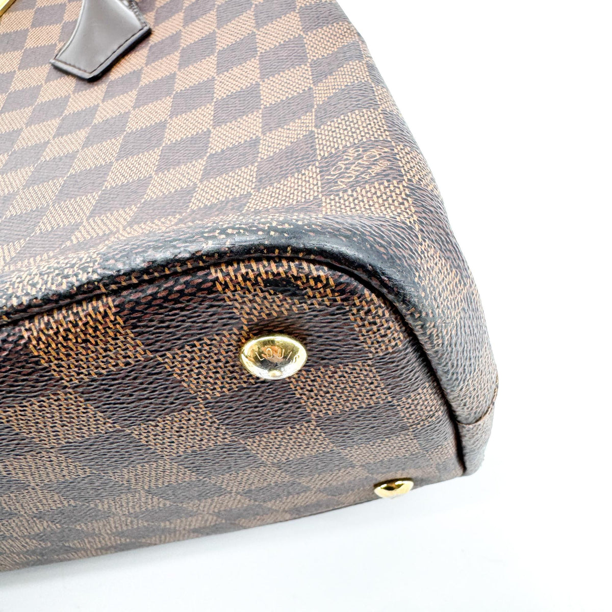 Louis Vuitton Damier Ebéne Kensington Tote Bag Brown