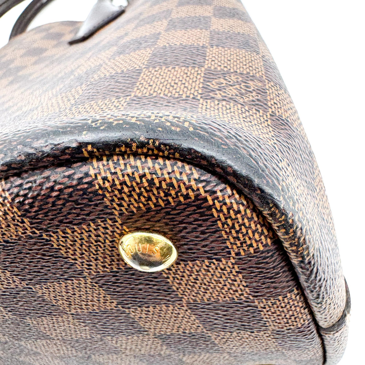 Louis Vuitton Damier Ebéne Kensington Tote Bag Brown