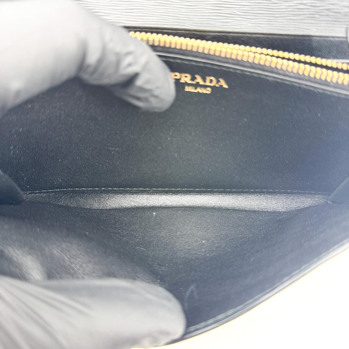 Prada Vitello Move Long Wallet Black
