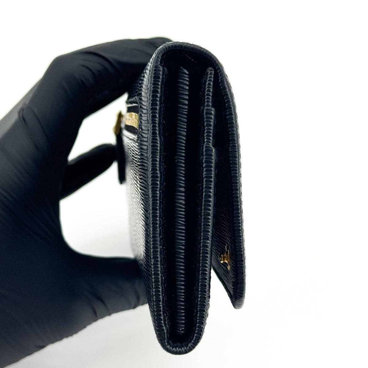 Prada Vitello Move Long Wallet Black