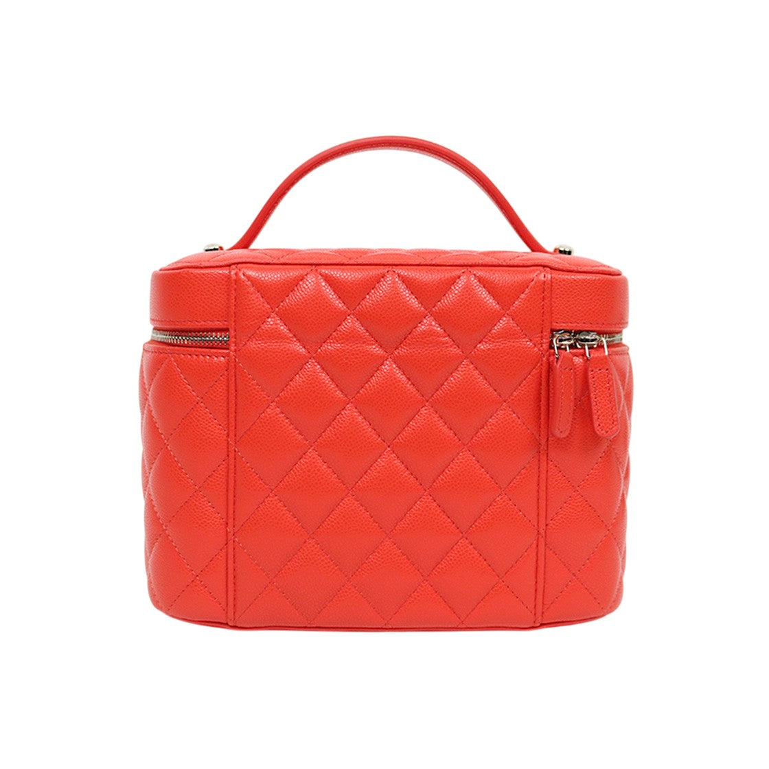 Chanel Red Caviar Cosmetic Vanity Bag