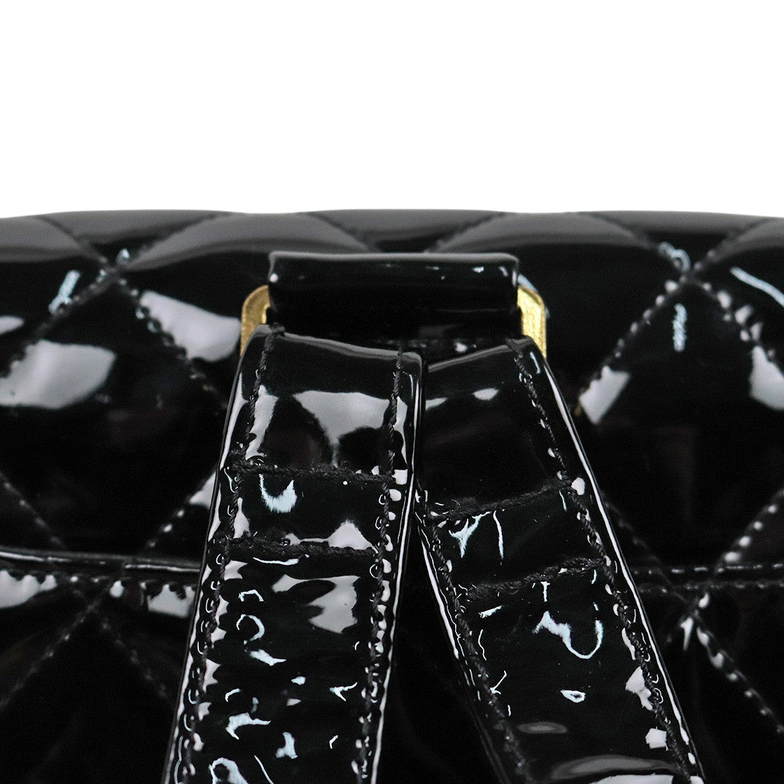 Chanel Black Faden Backpack