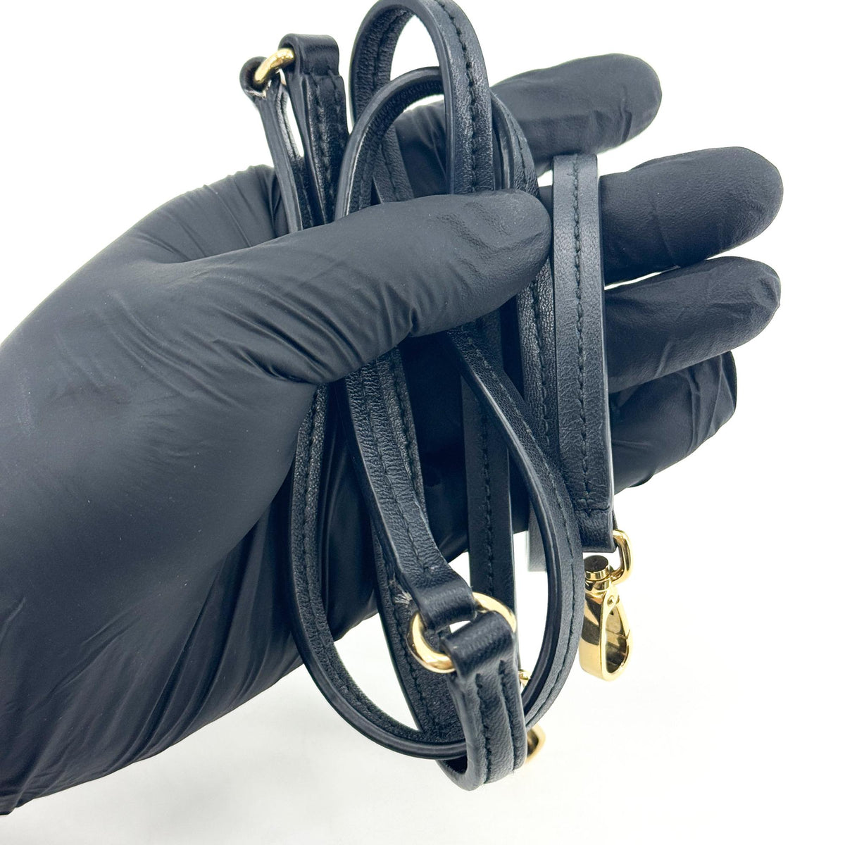 Miu Miu Matelassé Napa Leather Miu Wander Mini Bag Black