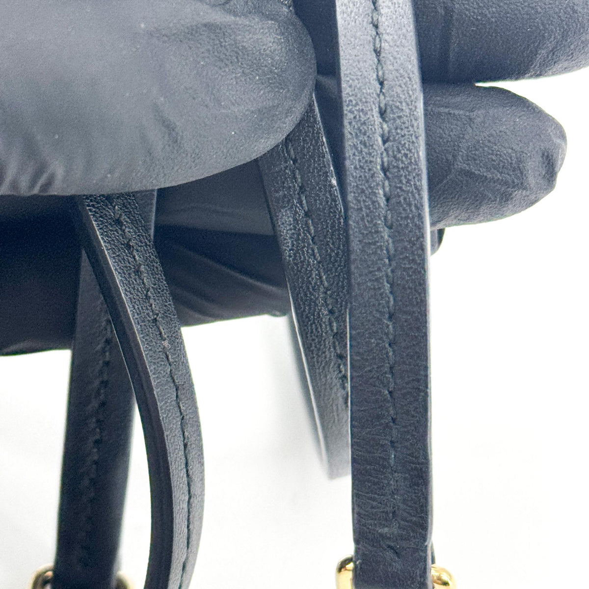 Miu Miu Matelassé Napa Leather Miu Wander Mini Bag Black
