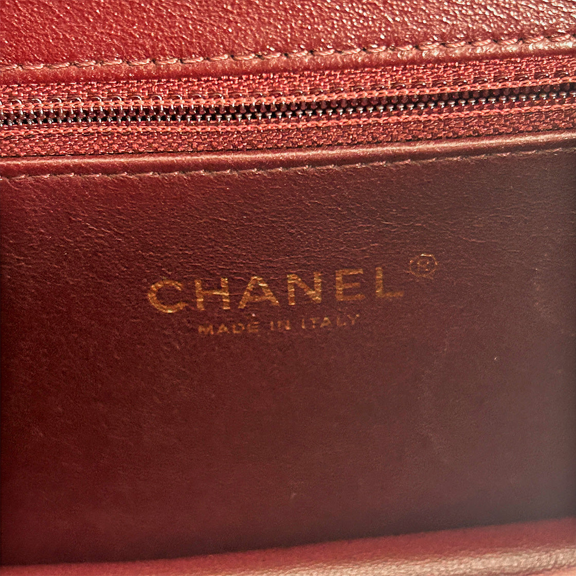 Chanel Navy Beauty Lock Chain Shoulder Bag