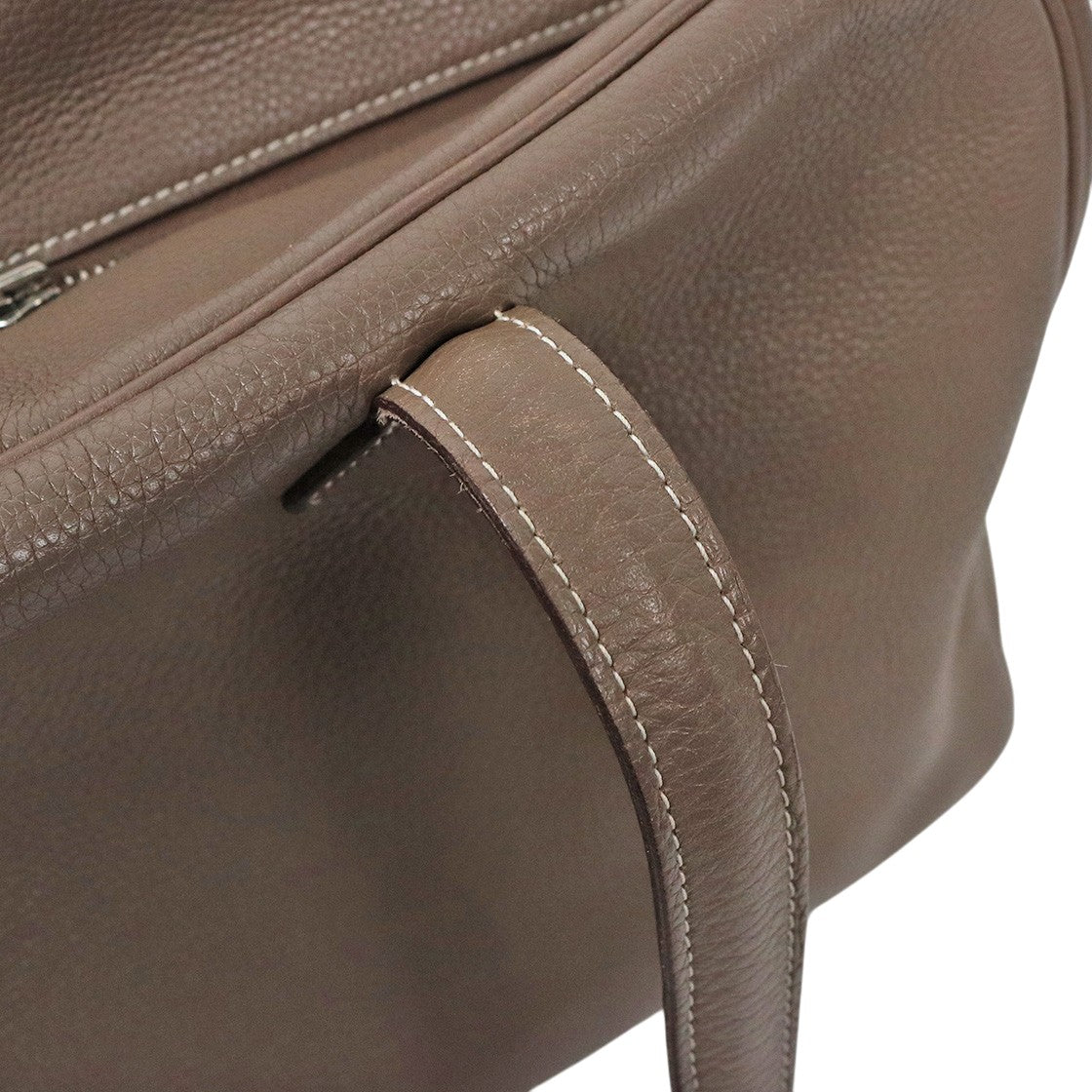 Hermès Size 35 Victoria 2 Étoffe Square "L" Engraved Tote Bag