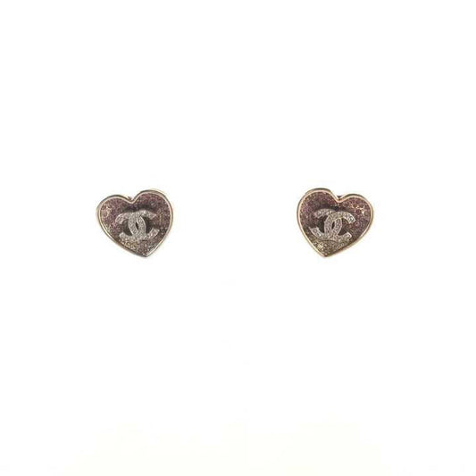 CC Crystal Heart Earrings ABA406