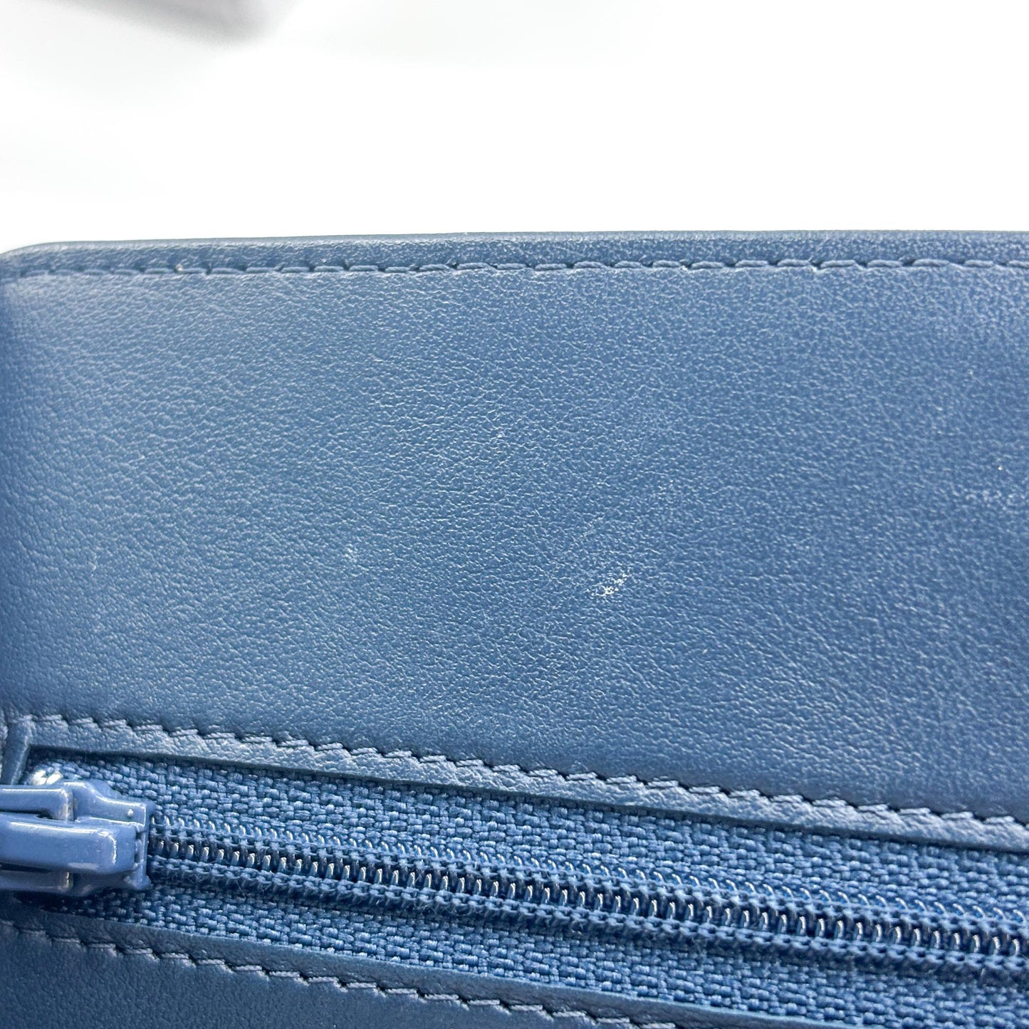 Chanel Boy Wallet on Chain Caviar Silver Hardware Navy