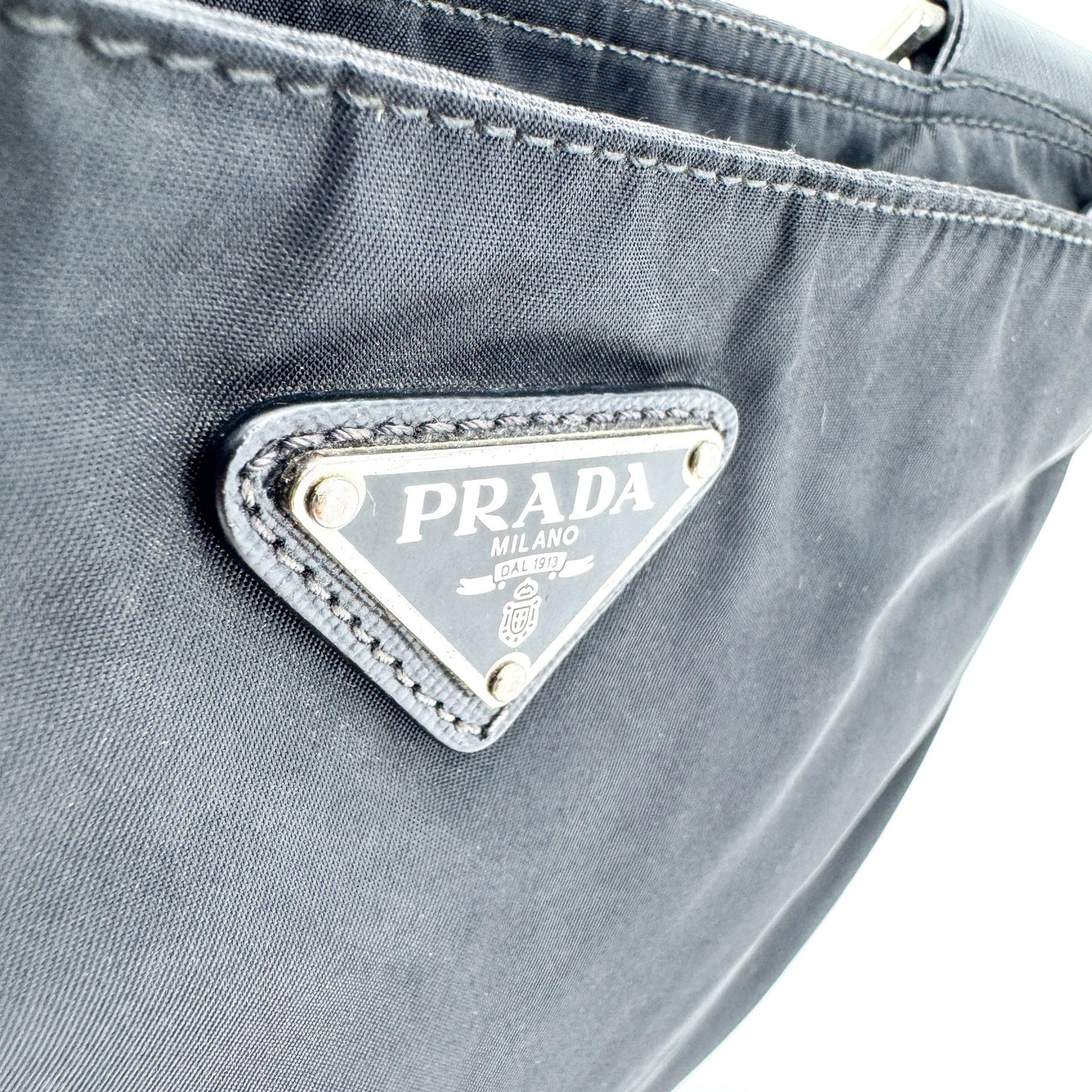 Prada Re-Ylon Tessuto Crossbody Bag Black