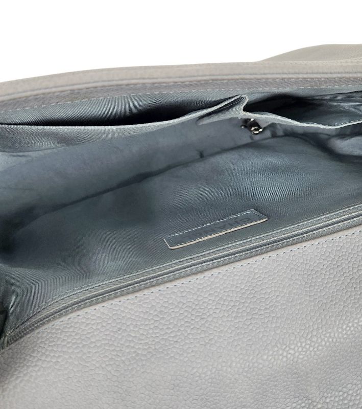 Chanel Gray Caviar Large Boy Shoulder Bag