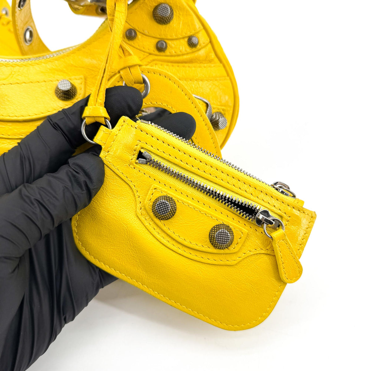 Balenciaga Le Kagol XS Crossbody Bag Yellow