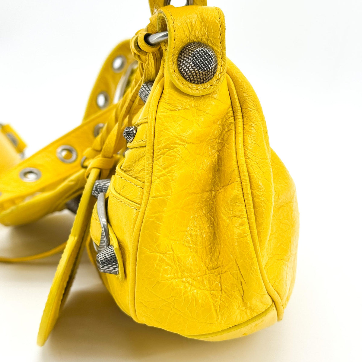 Balenciaga Le Kagol XS Crossbody Bag Yellow