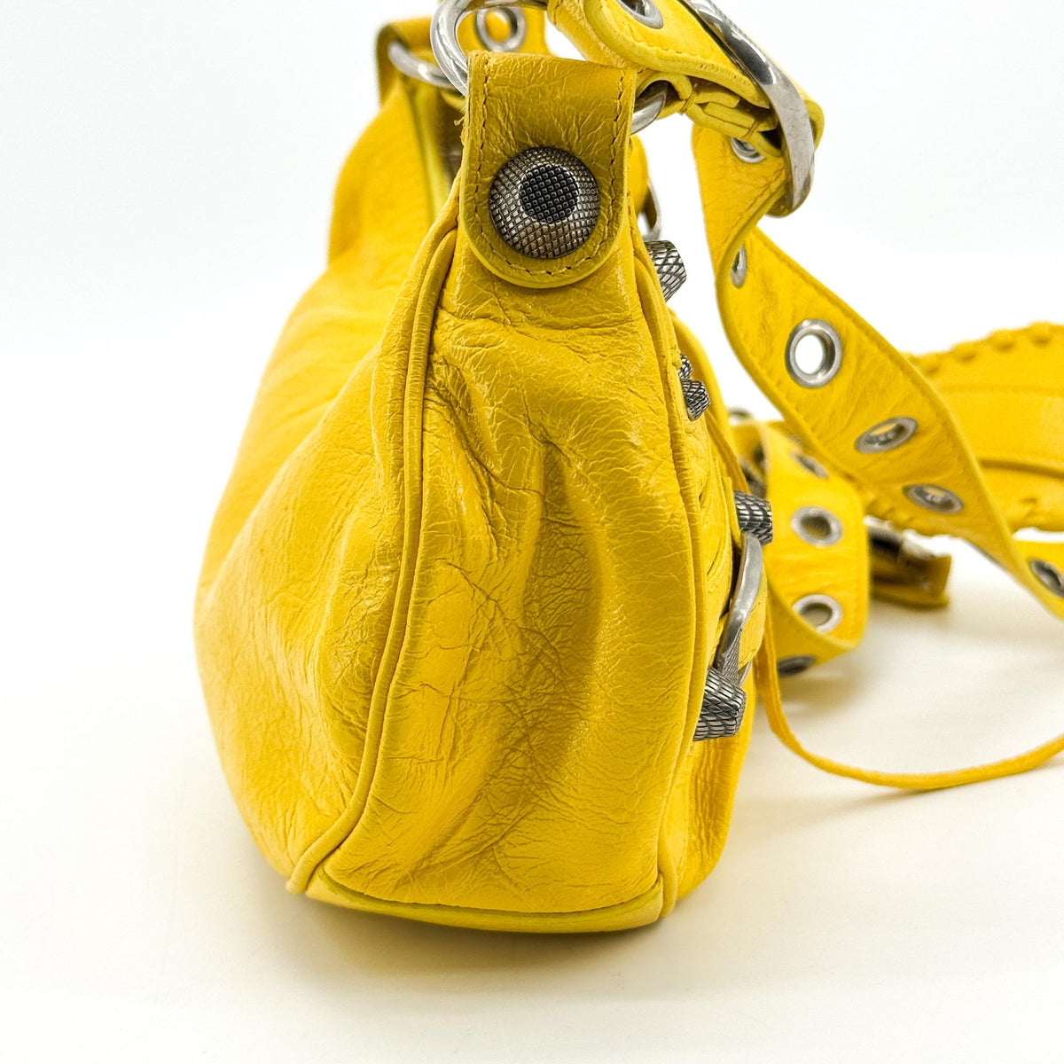 Balenciaga Le Kagol XS Crossbody Bag Yellow