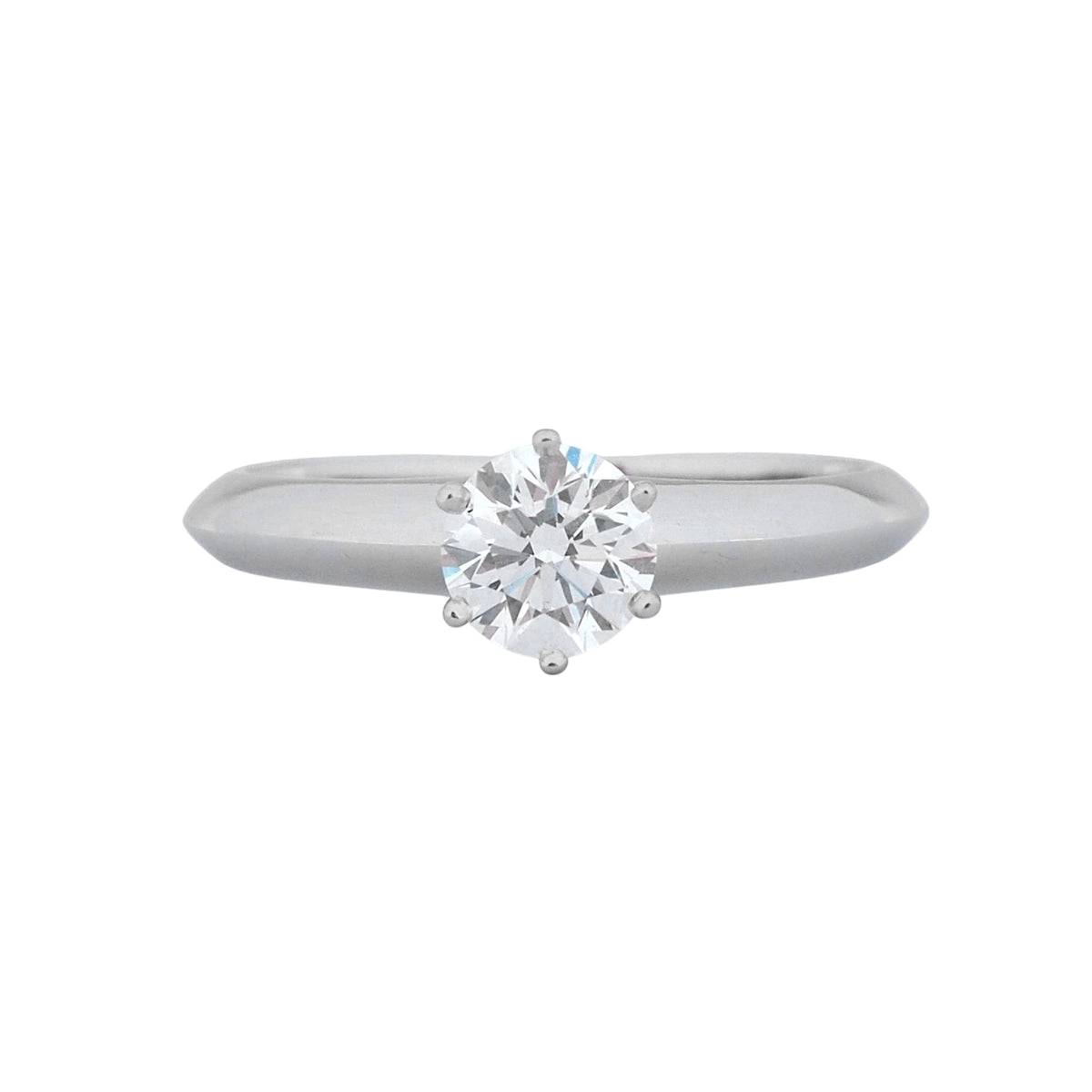 Tiffany Platinum 0.49ct Diamond Wedding Ring
