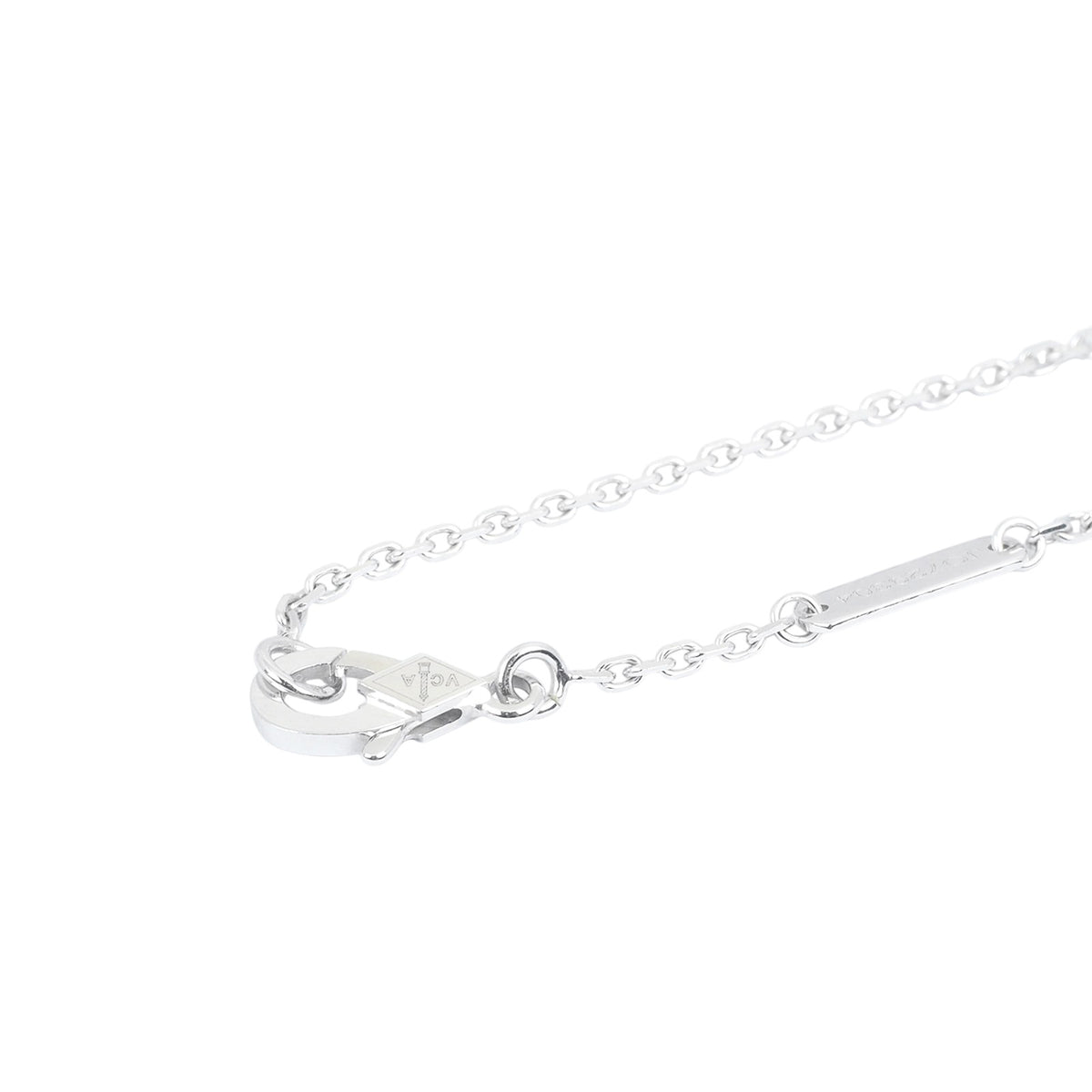 Van Cleef & Arpels VCARA46100 White Gold Vintage Alhambra Diamond Necklace