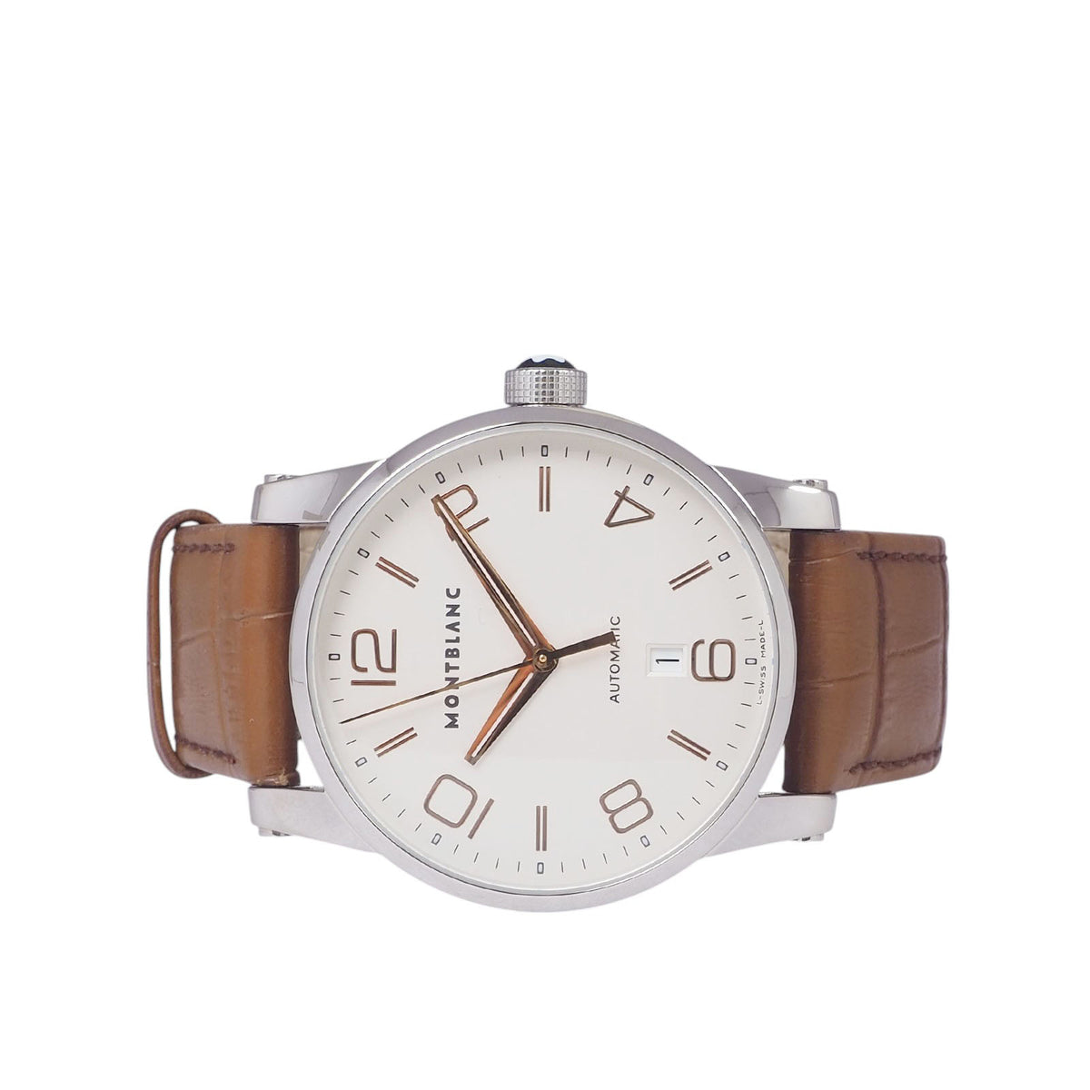 Montblanc 101550 TimeWalker Automatic Leather Band Watch