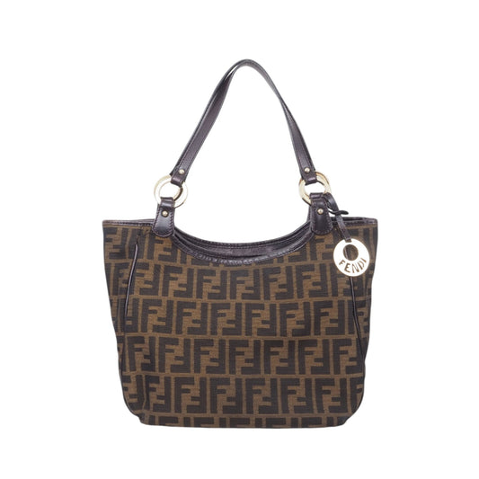 Fendi 8BH156 Zucca Shoulder Bag