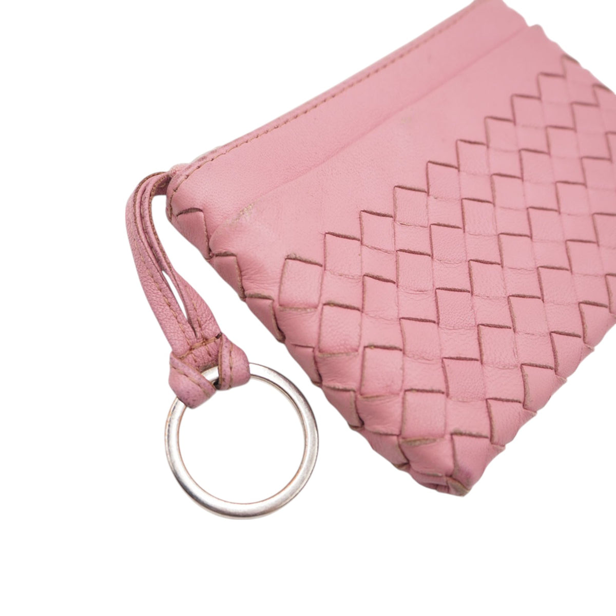Bottega Veneta 275327 Intrecciato Keyring Wallet