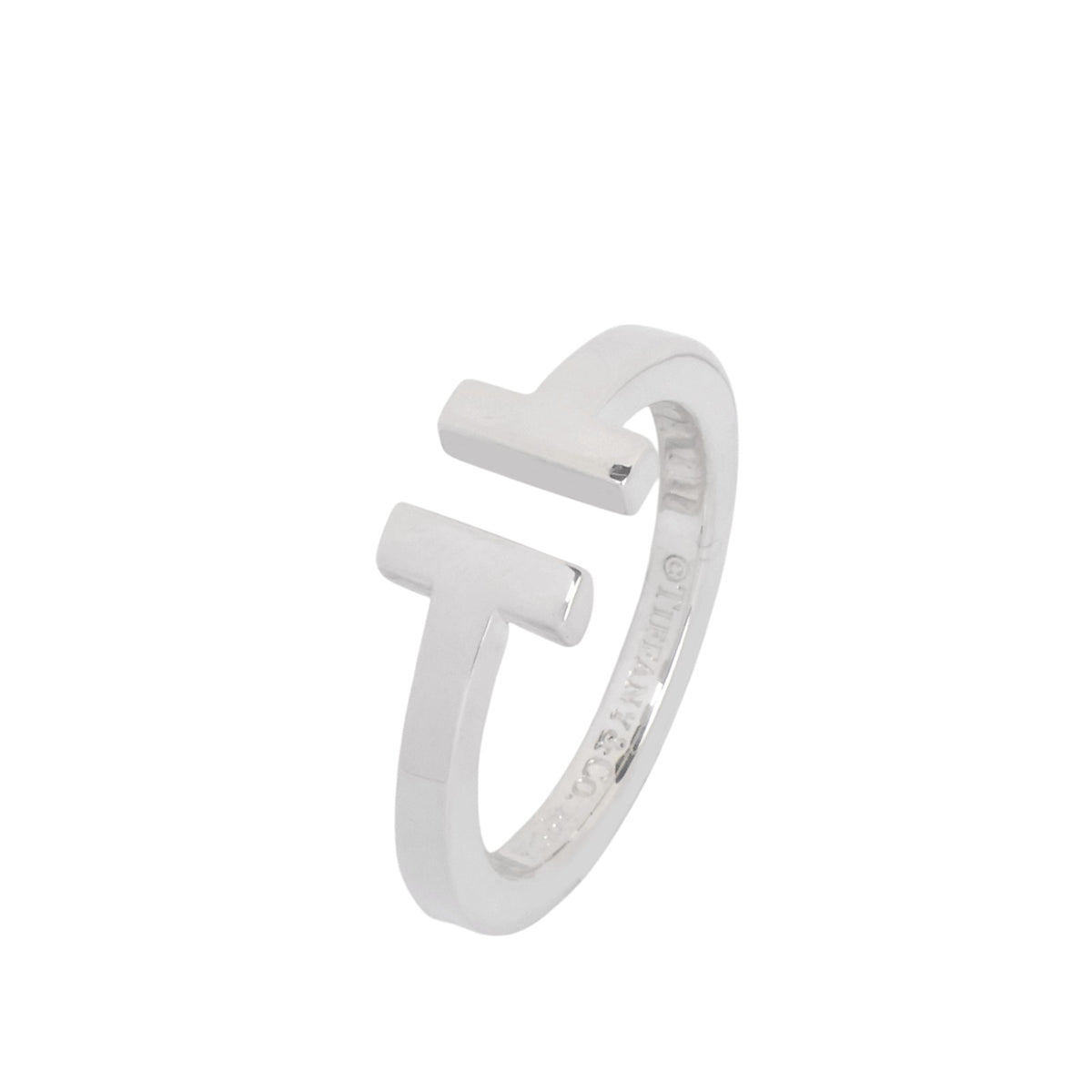Tiffany silver T square ring