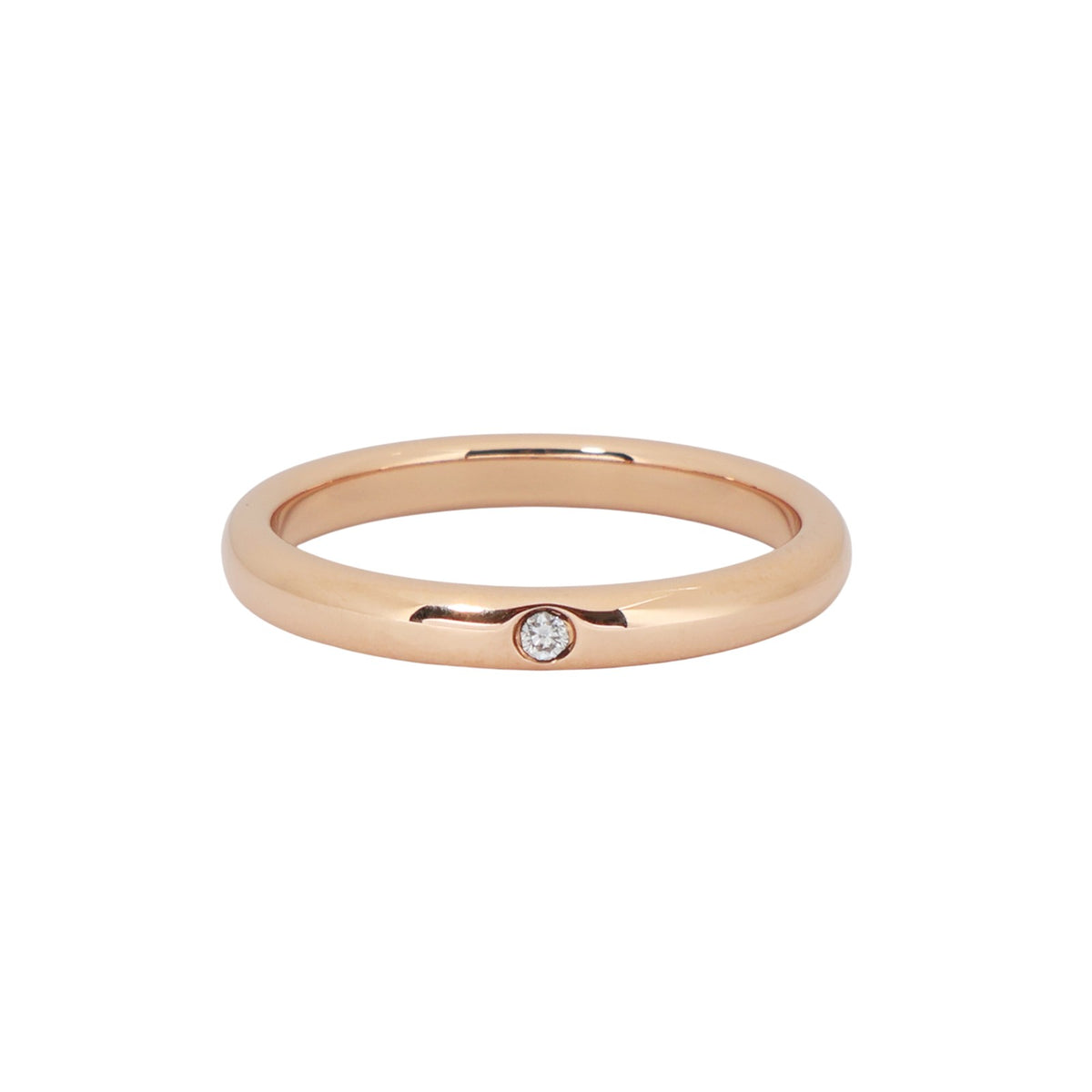 Tiffany 25838718 Rose Gold Elsa Peretti Diamond Ring