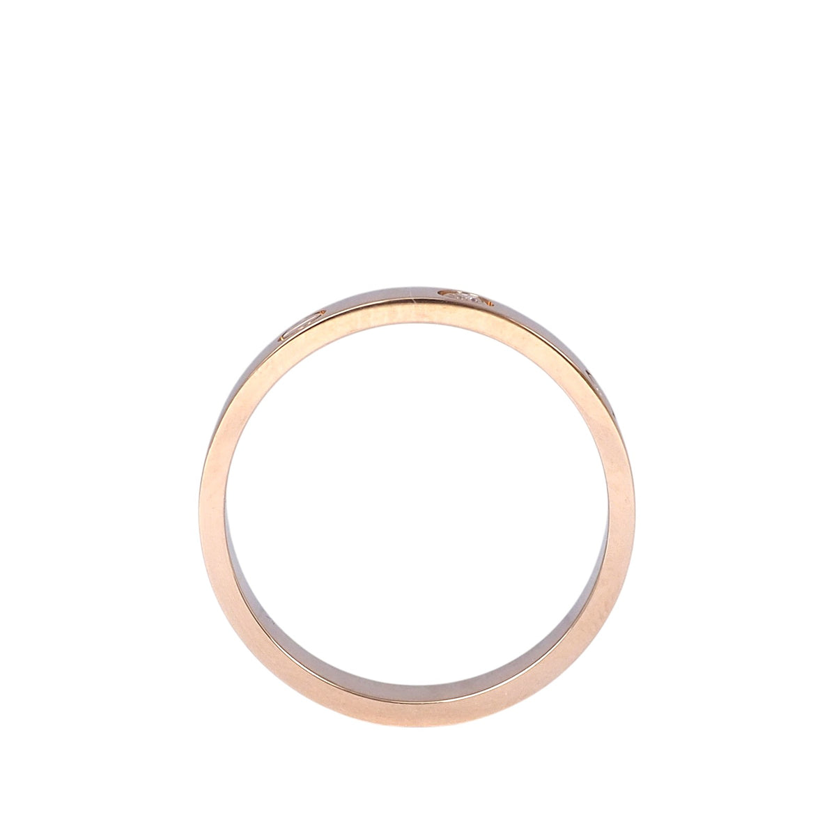 Cartier B4050700 Rose Gold Love Small Diamond Ring