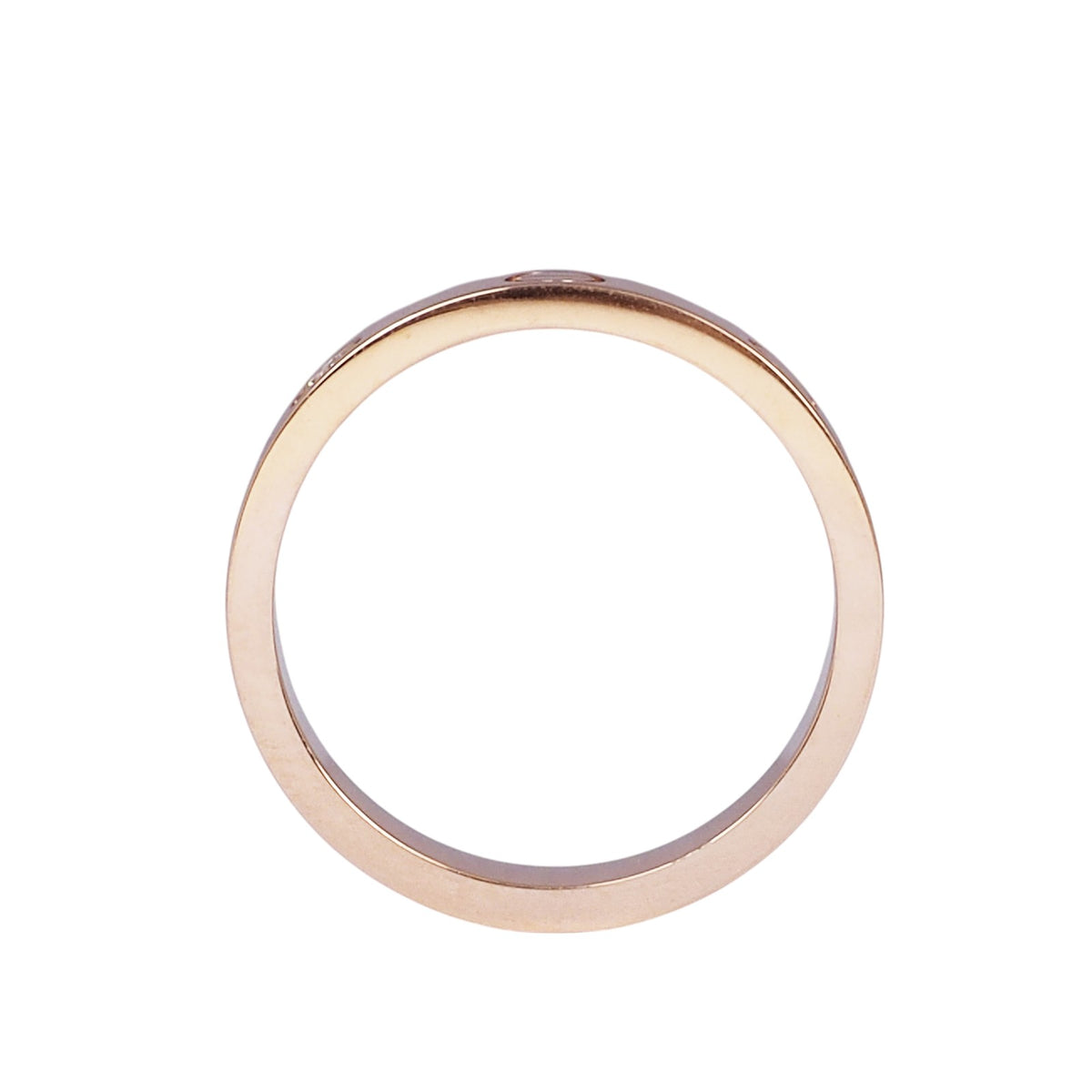 Cartier B4050700 Rose Gold Love Diamond Small Ring