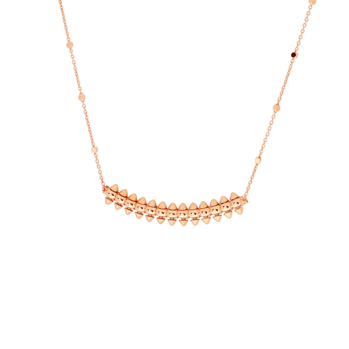 Cartier B7224744 Rose Gold Clash de Pendant Small Necklace