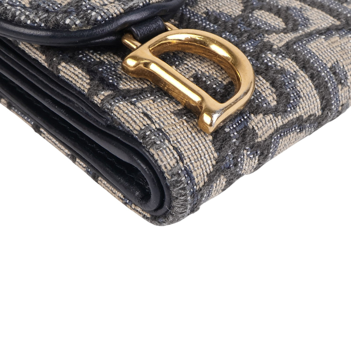Dior S5652CTZQ Oblique Saddle Wallet