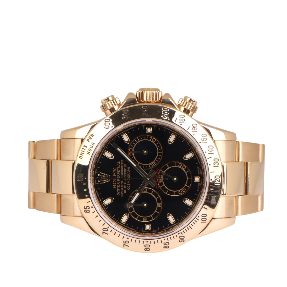 Rolex 116528 Daytona Chronograph Automatic Gold Watch