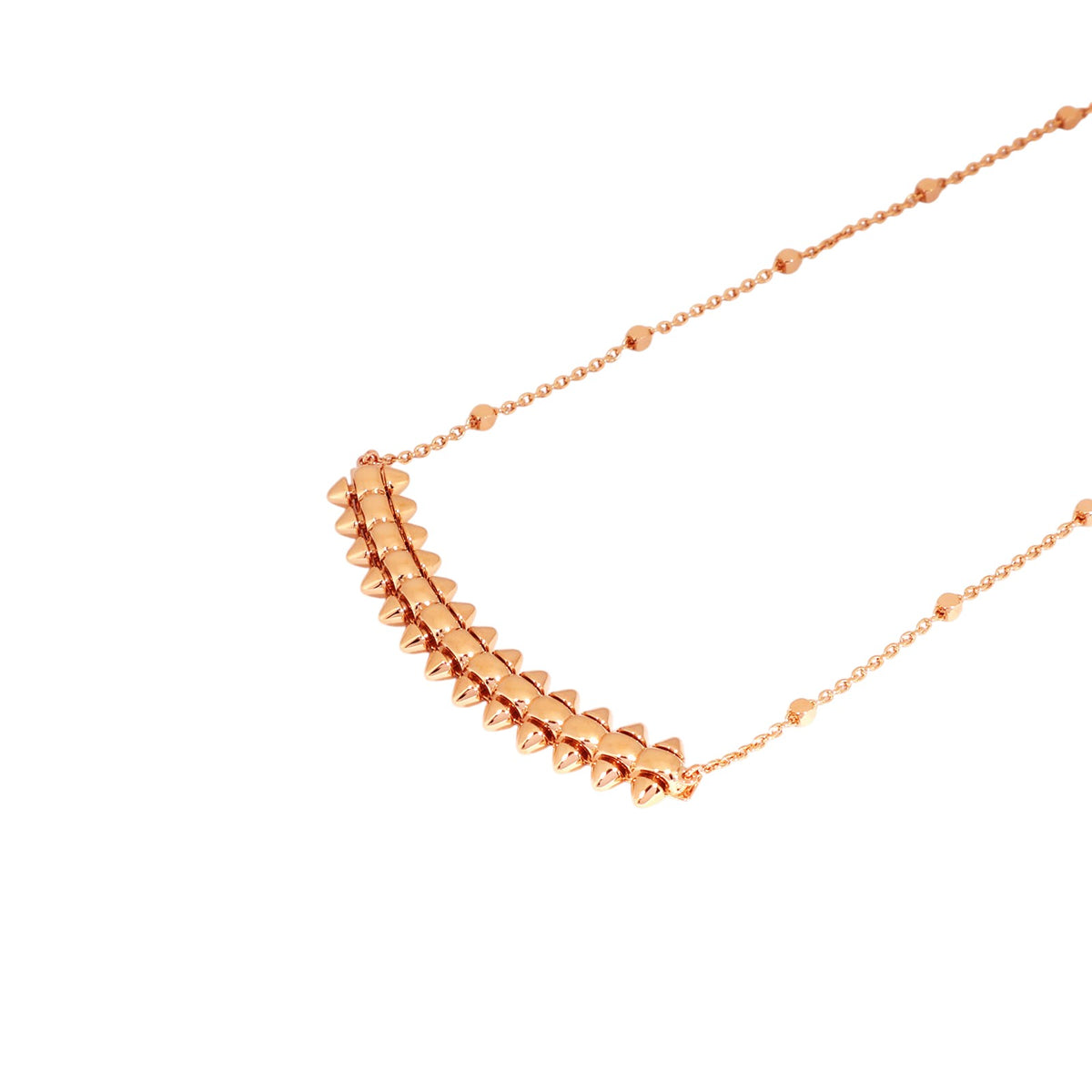 Cartier B7224744 Rose Gold Clash de Pendant Small Necklace