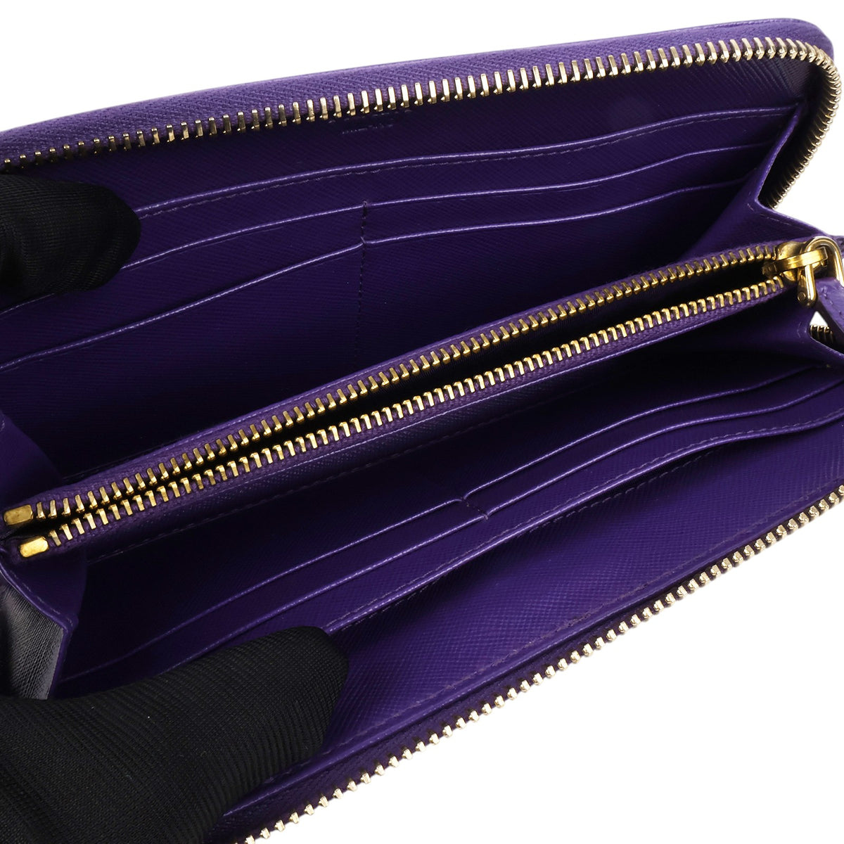 Prada 1M0506 Saffiano long wallet