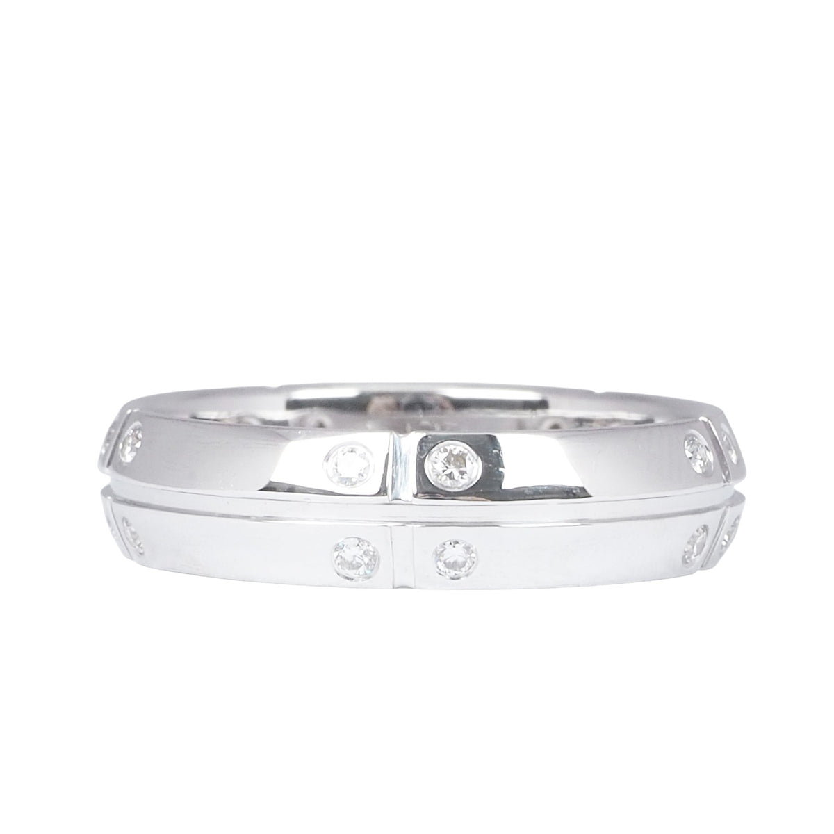 Tiffany White Gold Streamerica Diamond Ring