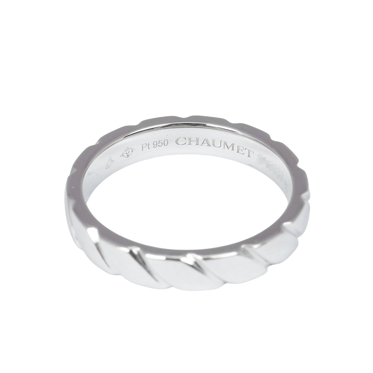 Chaumet 095902 Platinum Totem Sard Wedding Ring