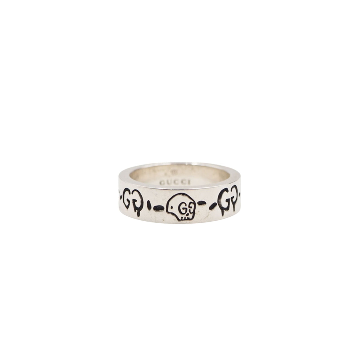 Gucci 477339 Silver Ghost Ring