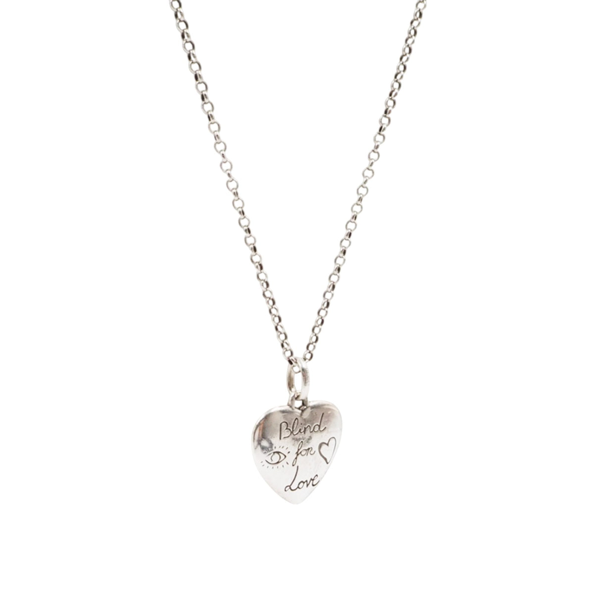 Gucci 455542 Silver Necklace
